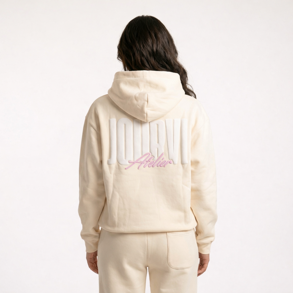 Jourvi Essential Hoodie Apricot