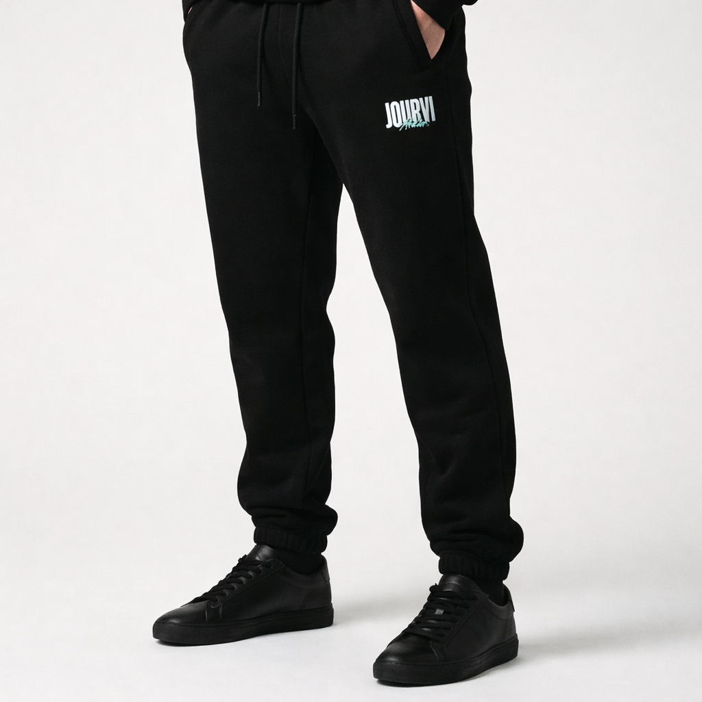 Jourvi Essential Joggers Zwart