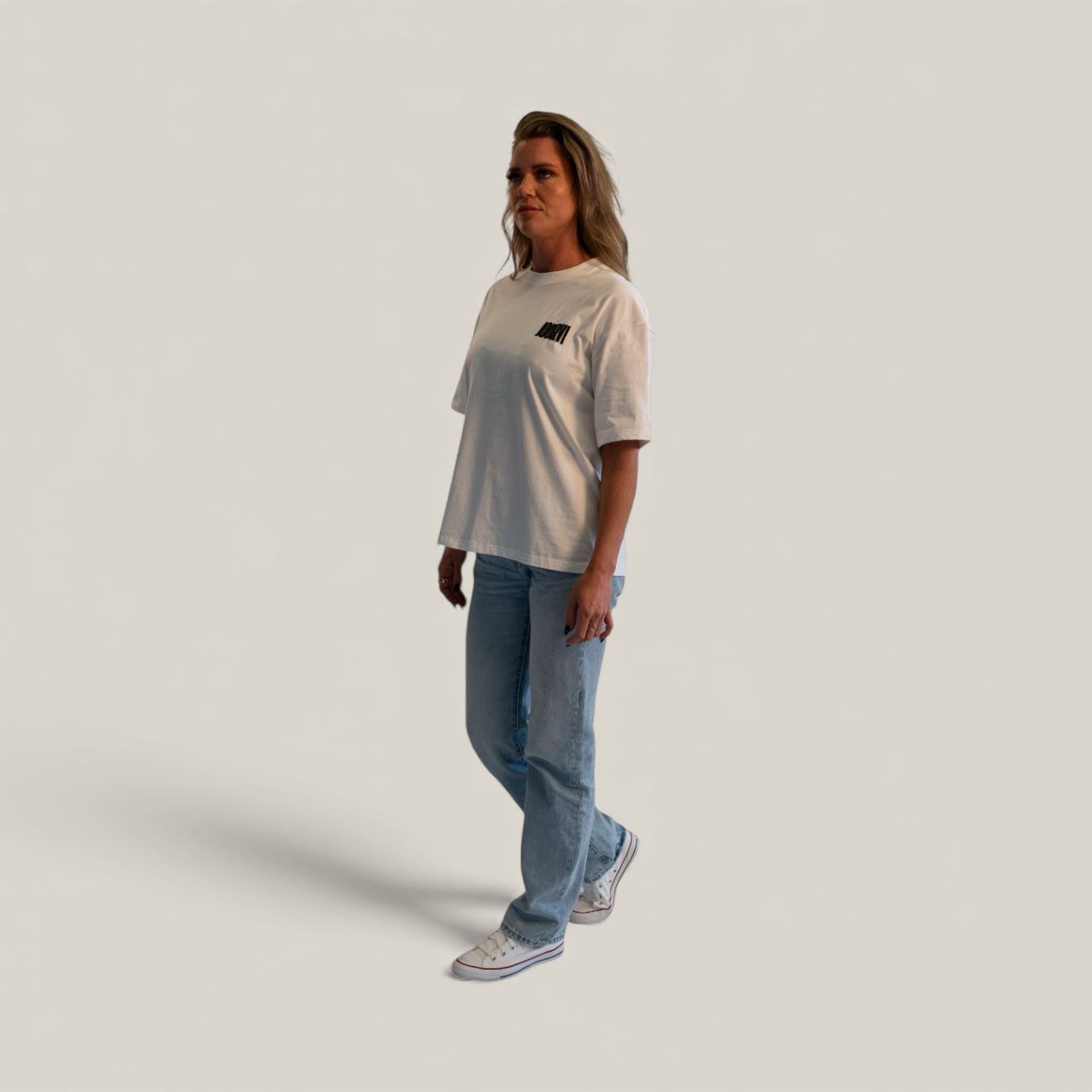 Jourvi Oversized T-shirt Wit