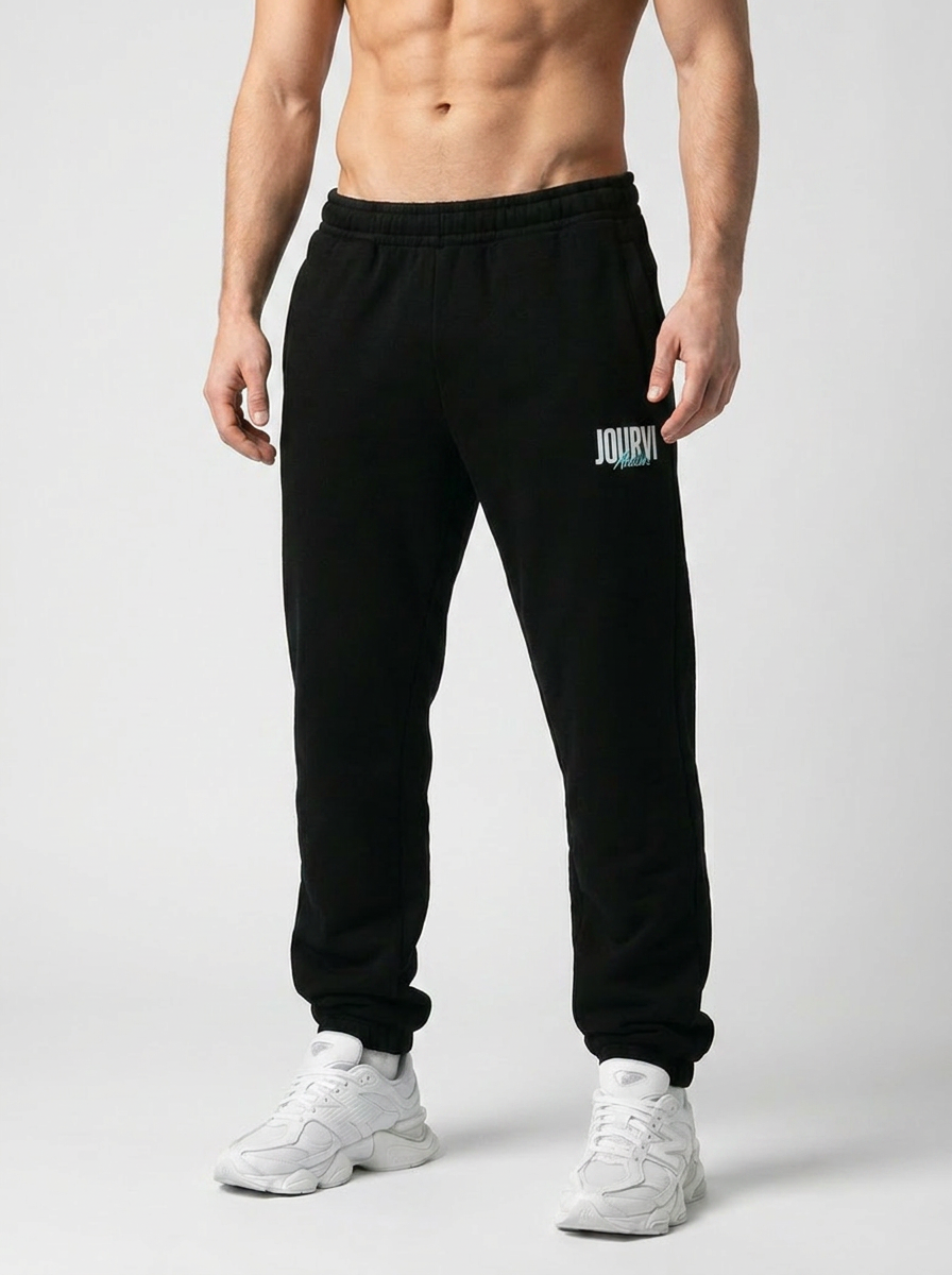 Jourvi Essential Joggers Black
