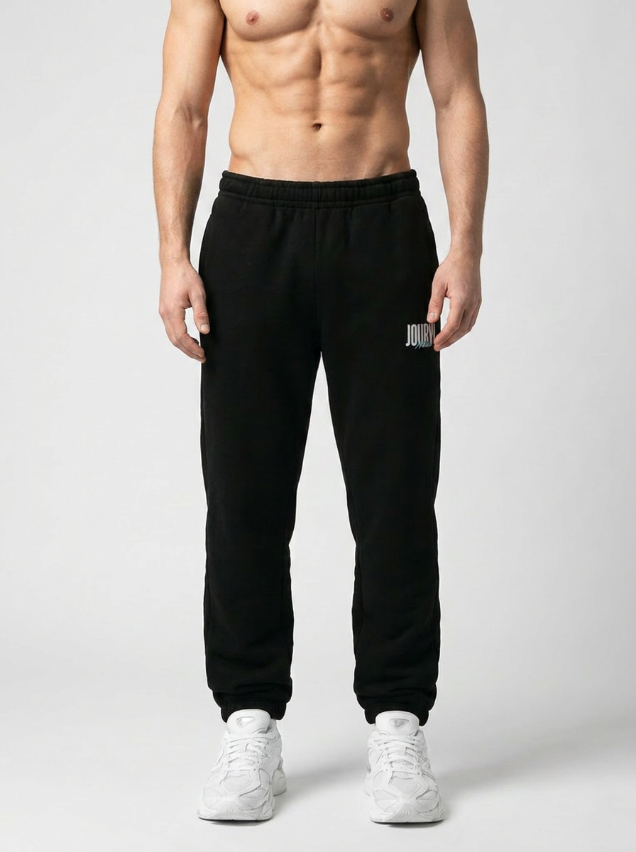 Jourvi Essential Joggers Black